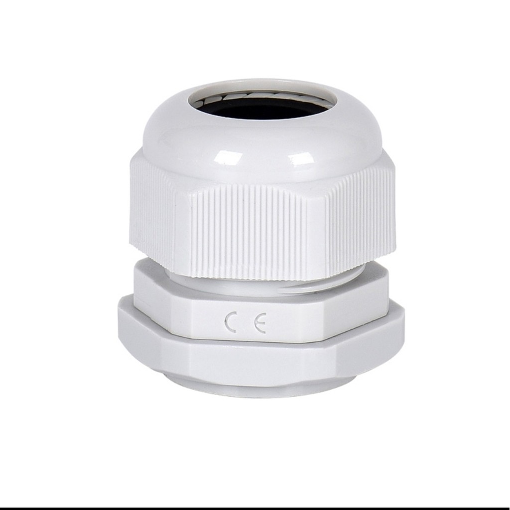 TC PG CABLE GLAND Waterproof Adjustable Cable Glands Joints White Cord