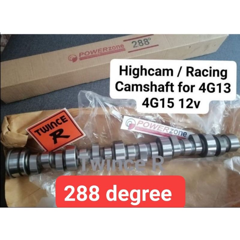 Racing only Cam 288 Highcam 4G13 4G15 12v PZ Billet Camshaft | Shopee ...