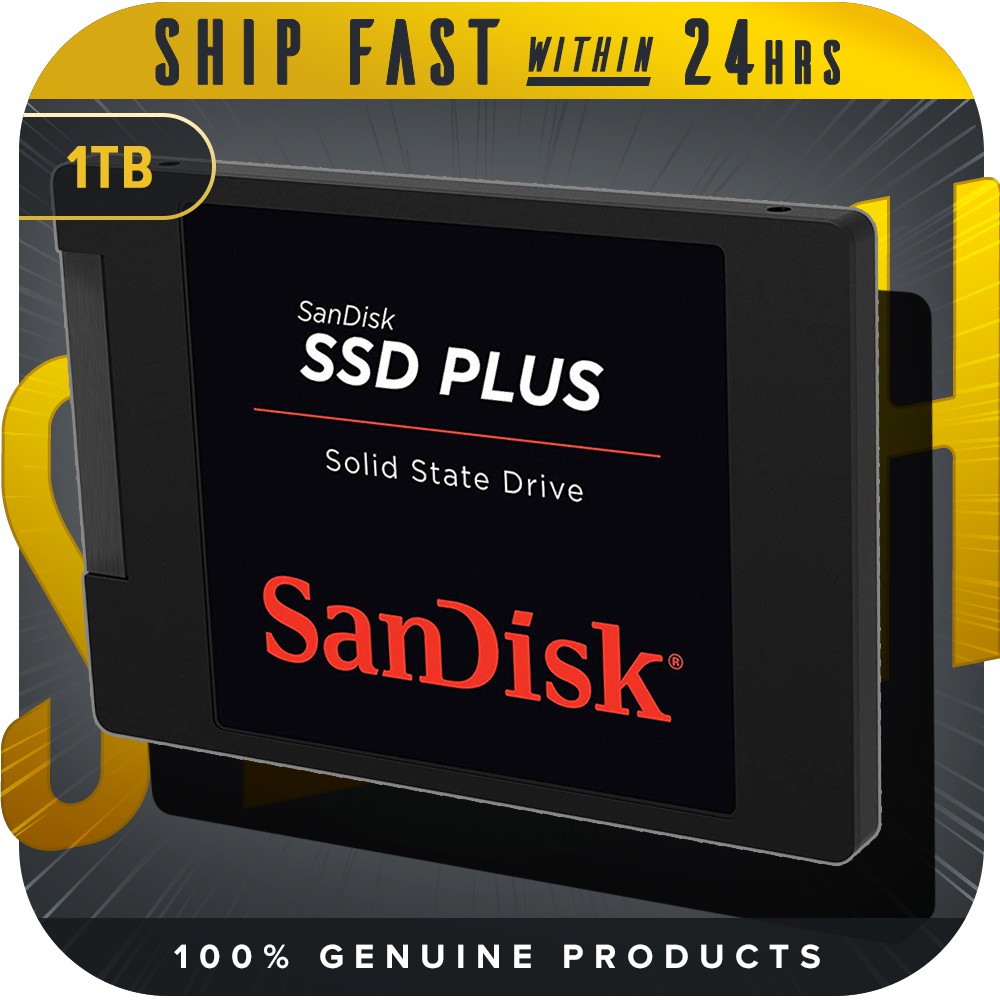 SanDisk 1TB SSD Plus SATA III 2.5 Internal SSD