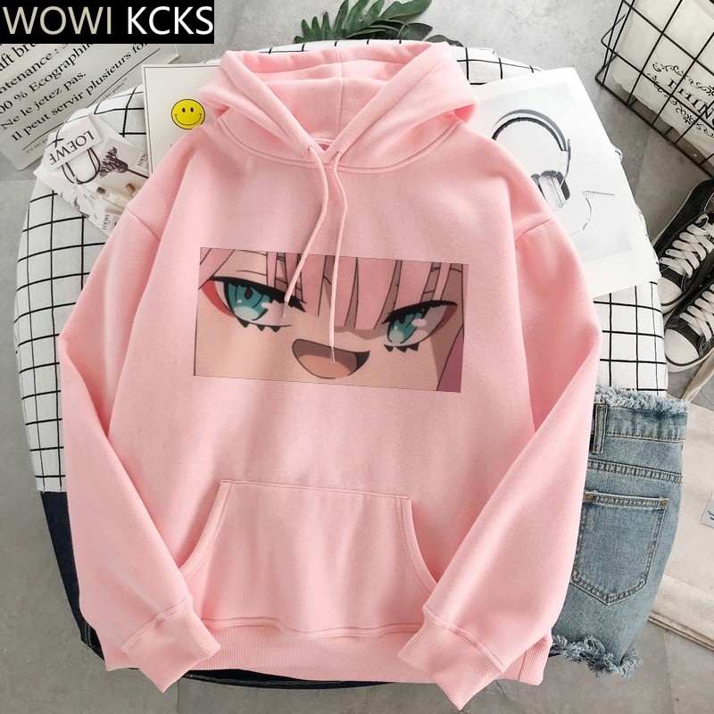 M XL Sweat Oversize Harajuku Winter Zero Two Graphic Vintage Anime Hoodie Clothes Women Gothic Crewneck Aesthetic Hoodie Shopee Malaysia