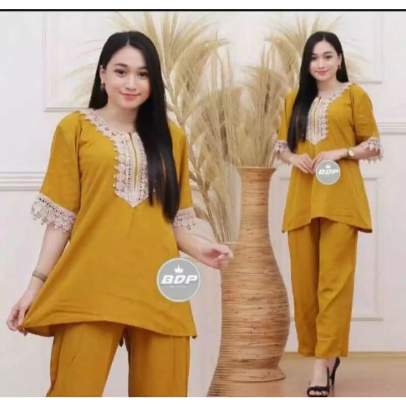 Latest Arabic MOTIF Suit Pajama Nightgown Suit Arabic Lace