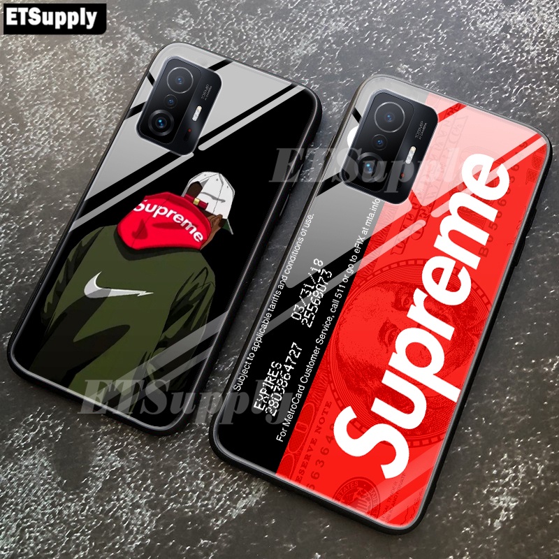 SUPERME BACK COVER,SUPERME LOGO,STYLISH COVER REDMI NOTE 11, NOTE 11s, POCO  M4 PRO 4G DESIGNER MOBILE BACK COVER