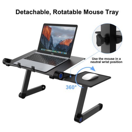 Meja Letak Laptop Boleh Laras dengan Kipas Penyejuk Laptop Adjustable ...