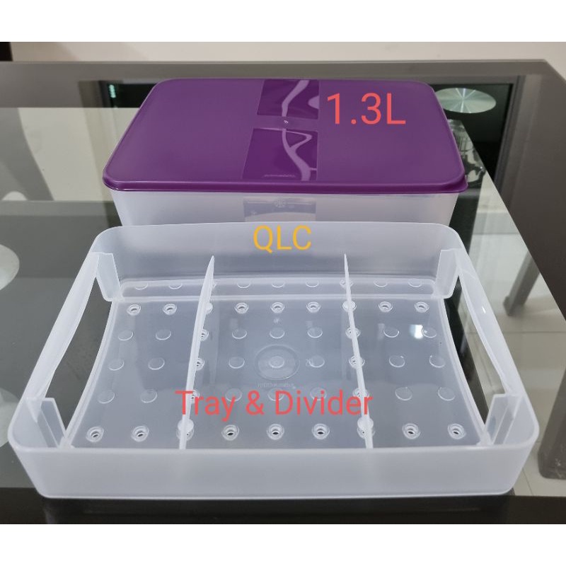 Tupperware Freezermate Large lll With Divider and Tray /Fish Keeper 5 ...