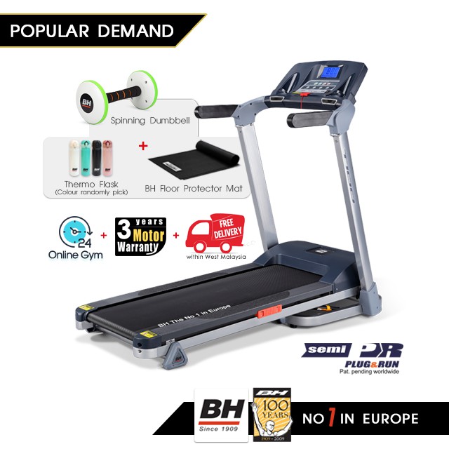 Bh fitness t100 treadmill hot sale