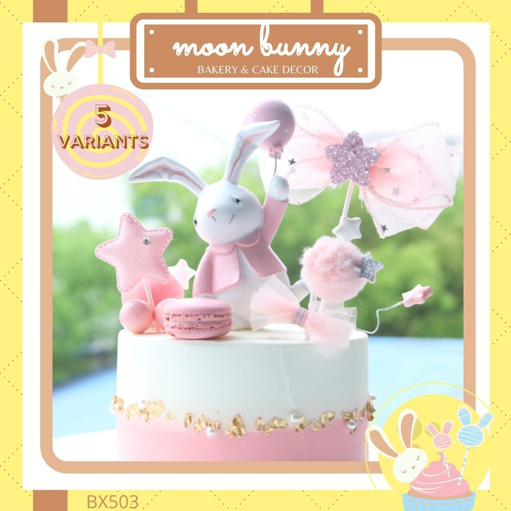 Korean Style Sweet Cake Decoration Large Ribbon Pink Birthday Cake ...
