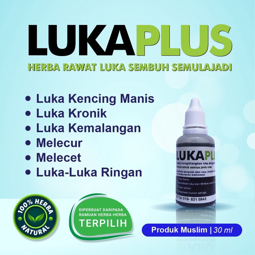 MERAWAT LUKA KENCING MANIS DAN LUKA KRONIK MUJARAB CEPAT SEMBUH CEPAT KERING Shopee Malaysia