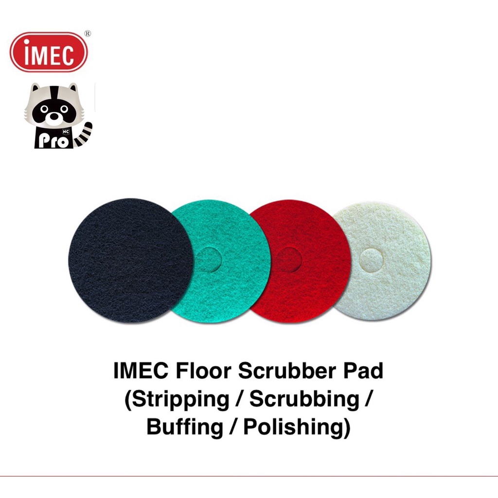 IMEC Floor Scrubber Pad 16", (Stripping / Scrubbing / Buffing