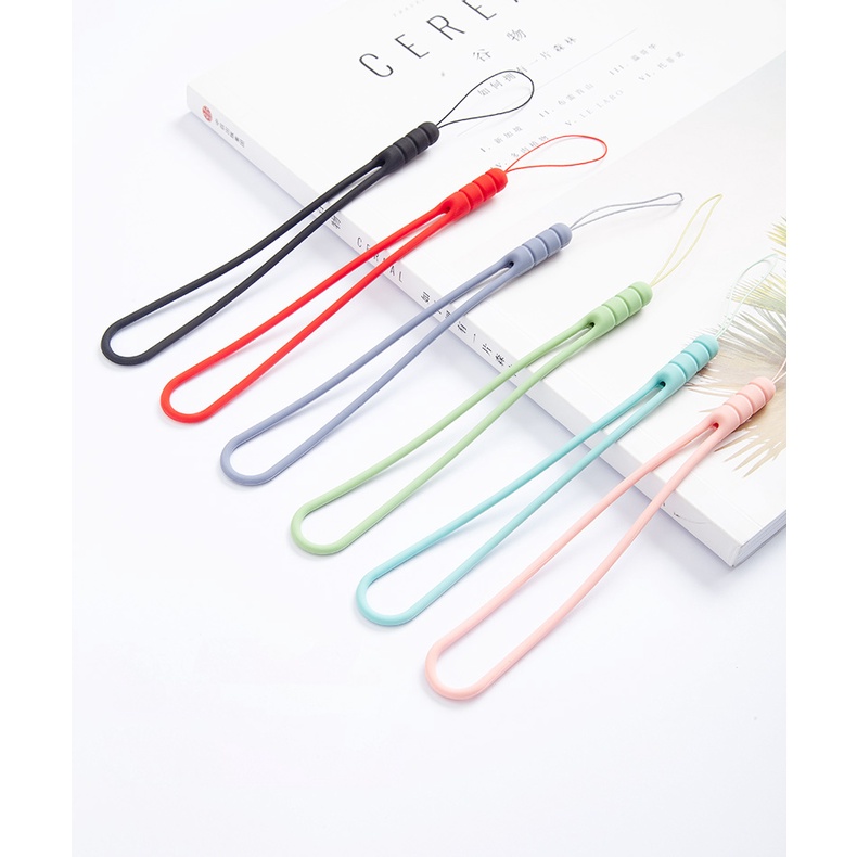 Candy Color Multi-color Silicone Rope Mobile Phone Anti-lost Sling ...