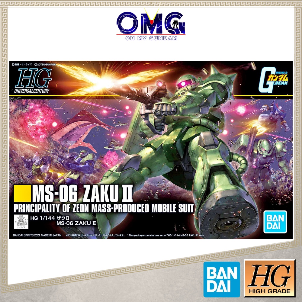 Bandai Hobby MS-06 Zaku The Ground War Set 1/144 - Modellino Gundam UC Hard Graph