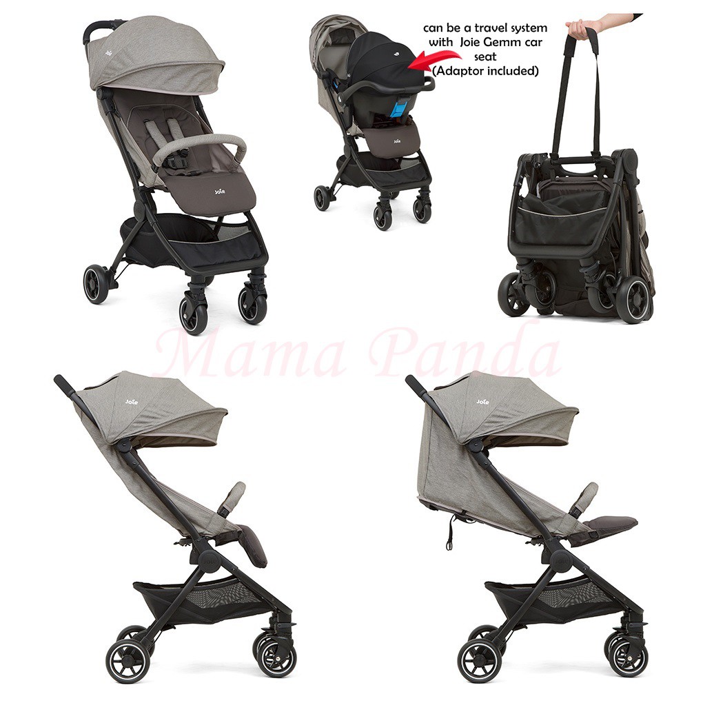 Joie pact outlet buggy dark pewter