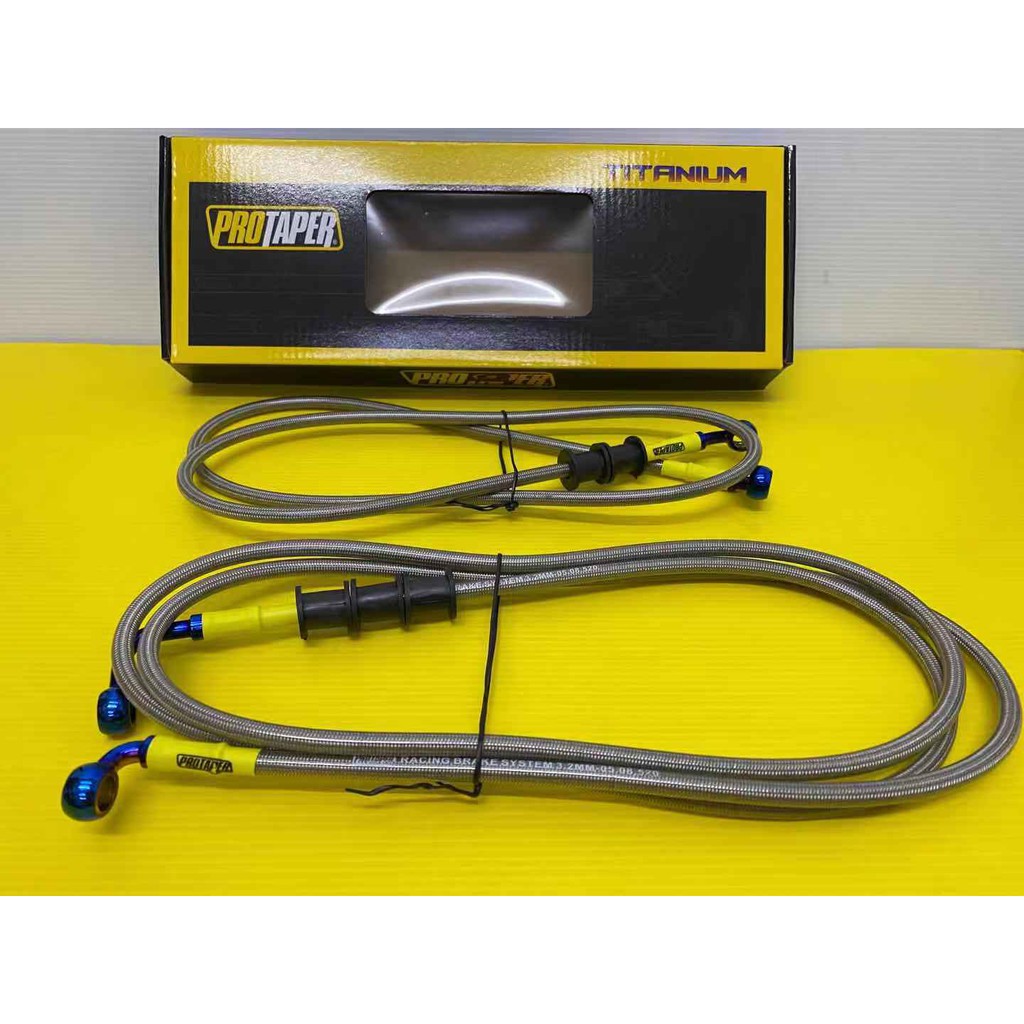 PROTAPER TITANIUM BRAKE HOSE NMAX FRONT REAR SET | Shopee Malaysia