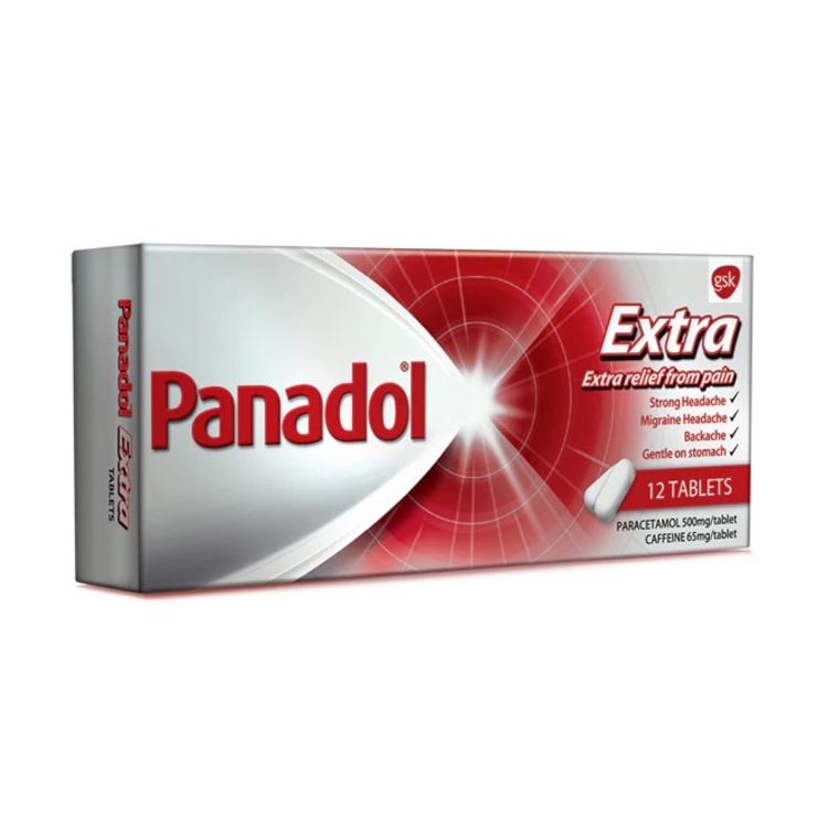 Panadol Extra Relief with Optizorb from Pain 12's Tablets 500mg ...