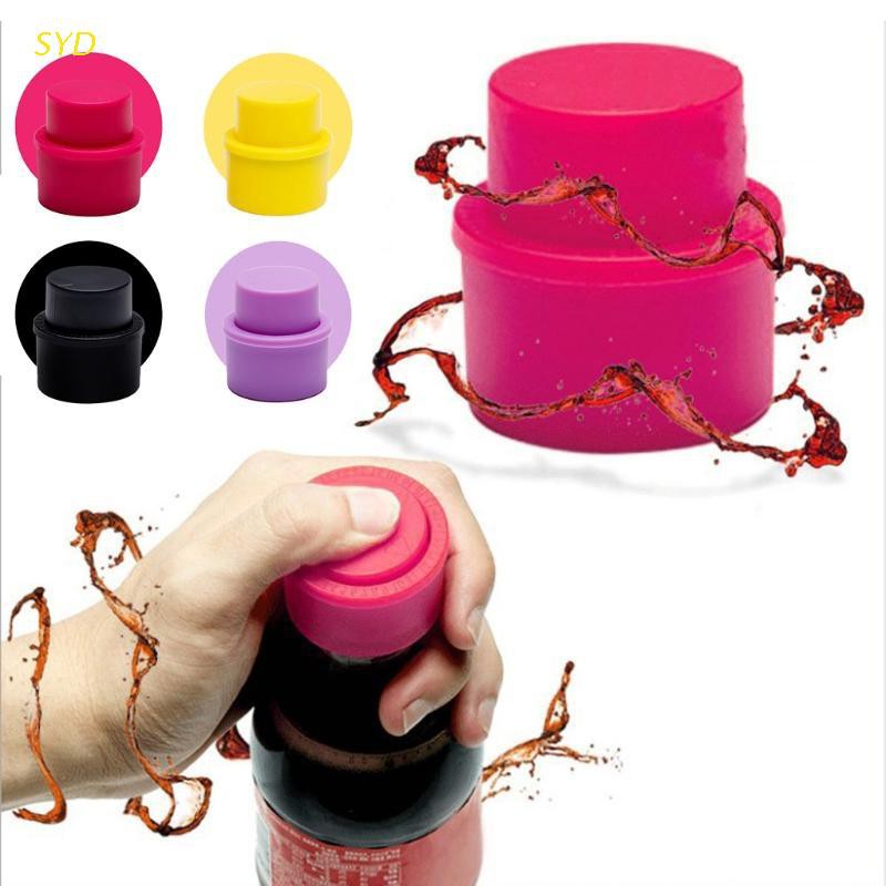 Checkys Silicone Fizz Keeper Pump Cap – 5-Pack For 2-Liter Soda Bottles