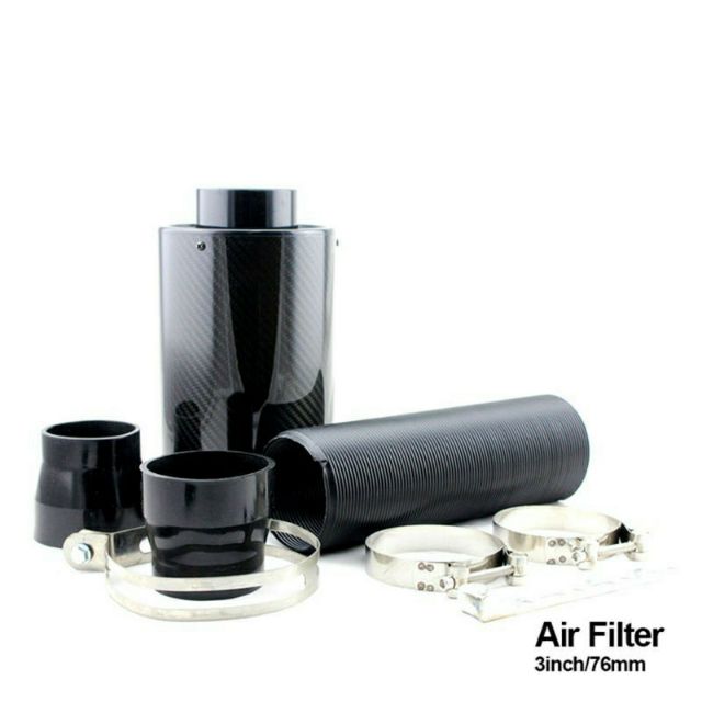 Cold Air Intake Extension system Carbon Fiber Air Induction Kit
