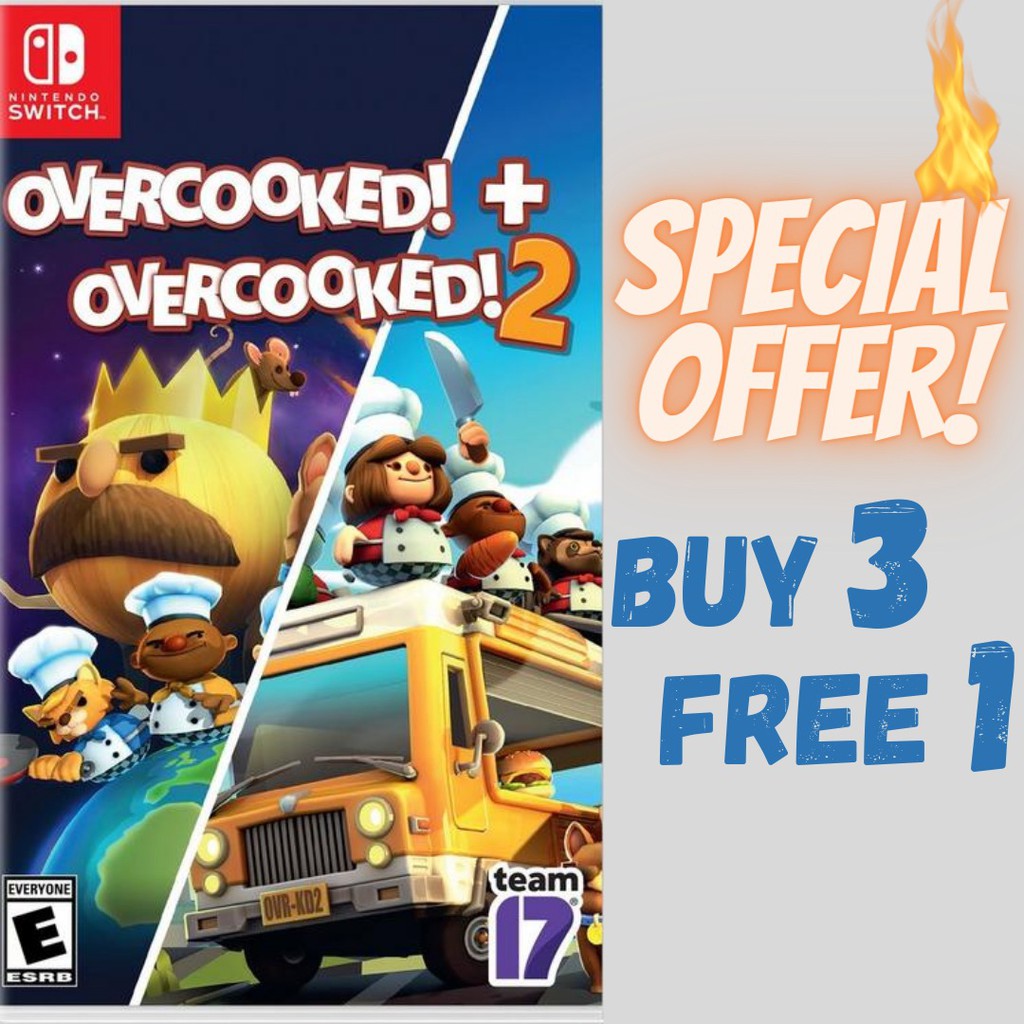 рџ ґbuy 3 Free 1рџ ґ Nintendo Switch Overcooked 1 2 Dlc Digital