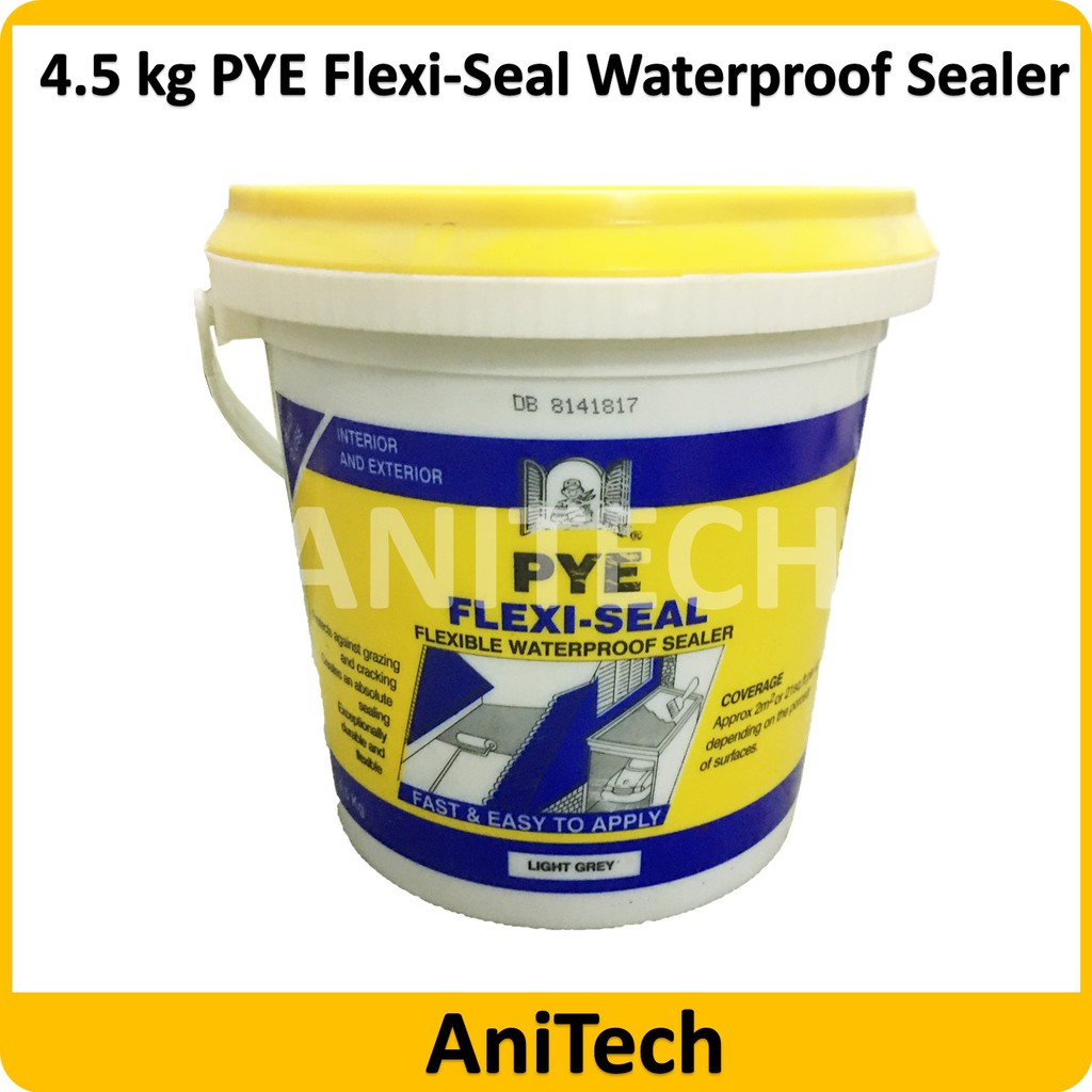 4.5 Kg PYE Flexi-Seal (Light Grey) Flexible Waterproof Sealer ( 4.5 kg ...