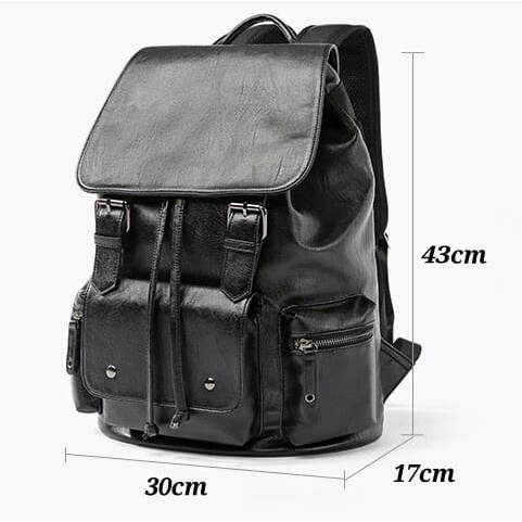 Product image PRIA Iac Absolute Backpack Up to 14 inch Leather School Bags - Men Bags Women Daypack - Laptop Leather Backpacks 6