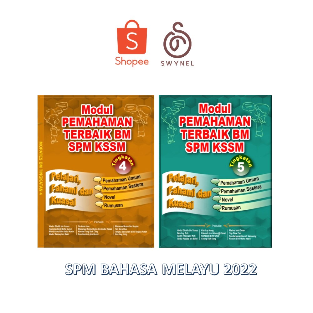 [READY-STOCK] Modul Pemahaman Terbaik BM SPM KSSM 2023 Tingkatan 4 & 5 ...