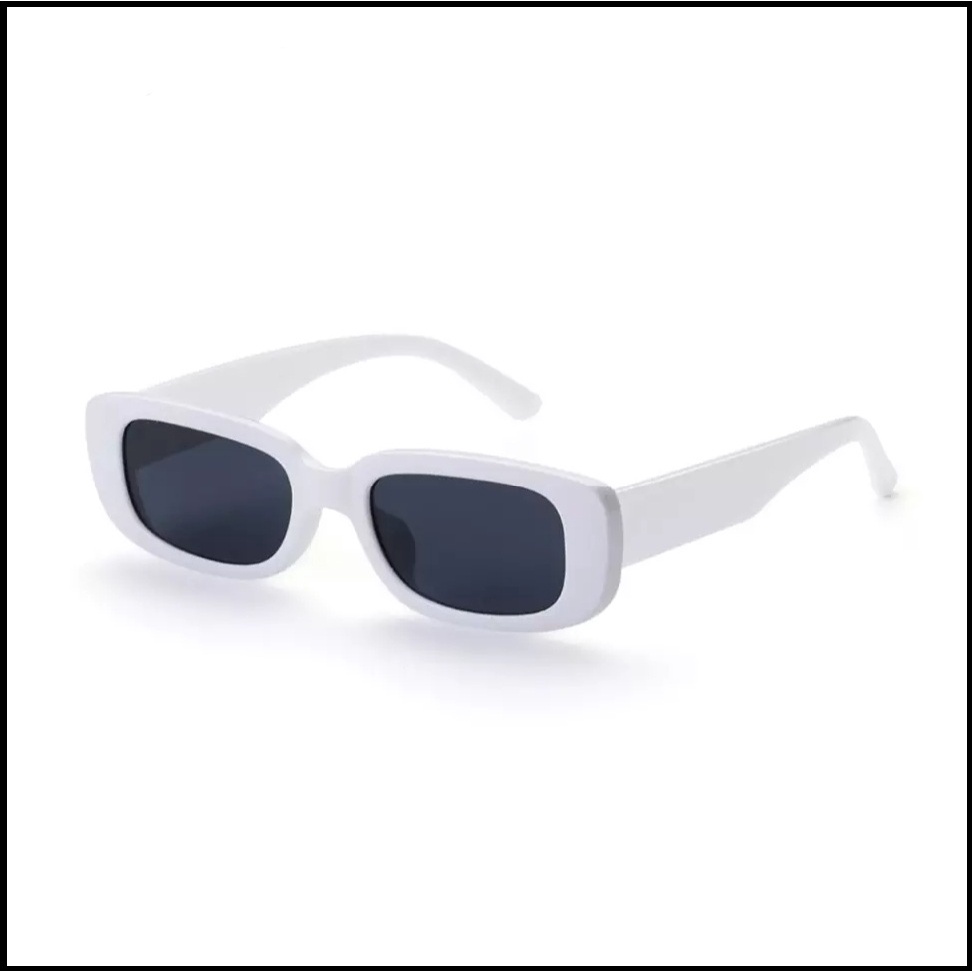 Ready Stock KL Vintage Sunglasses Male Female Rectangle Rapper Glasses ...