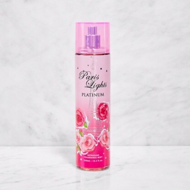 ORIGINAL 💯Paris Lights Platinum Body Spray For Woman 250ml | Shopee ...