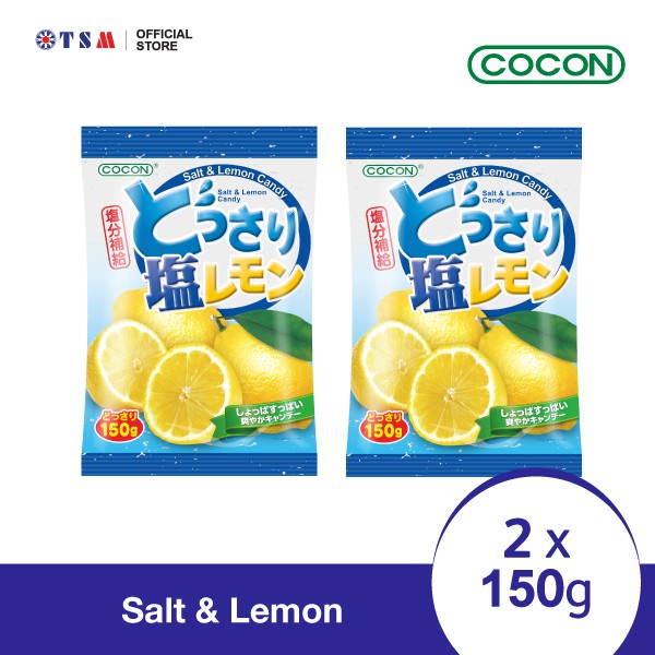 COCON CANDY - SALT 'N' LEMON 150G X 2 PACKS | Shopee Malaysia