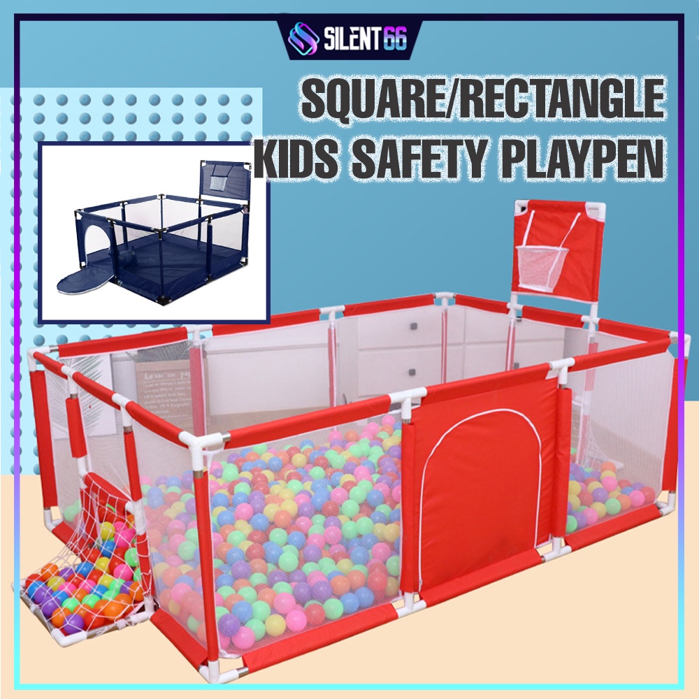READY STOCK Baby Kids Safety Playpen Play fence Rectangle/Square Kids ...
