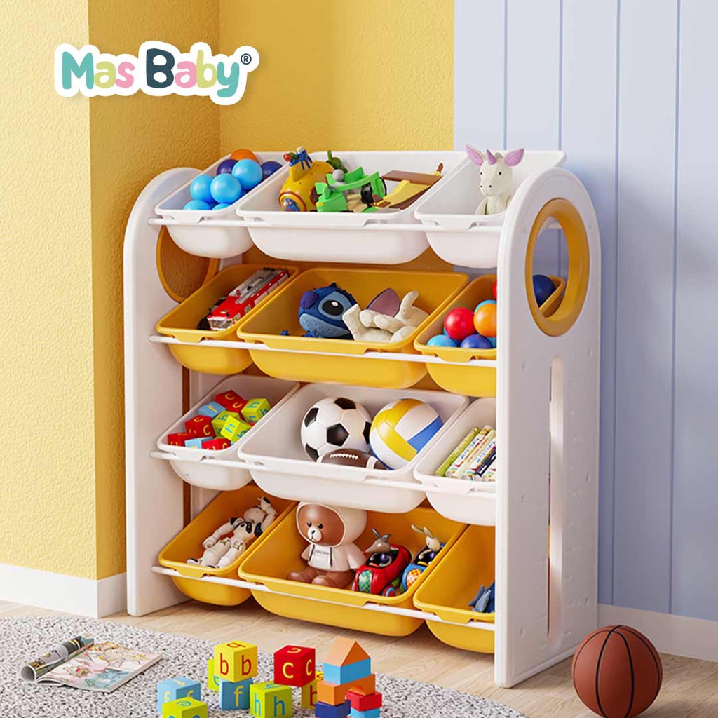 Mas Baby Toys Organizer Storage Multi Level Rack Rak Mainan Kanak ...