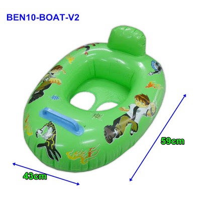 INFLATBLE FLOAT BOAT FOR CHILDREN - BEN10 | Shopee Malaysia