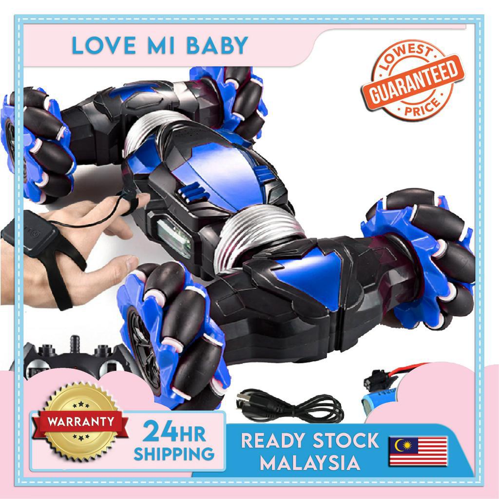 Hand Gesture Remote Control Stunt Car Toy Climbing Twisting Mainan