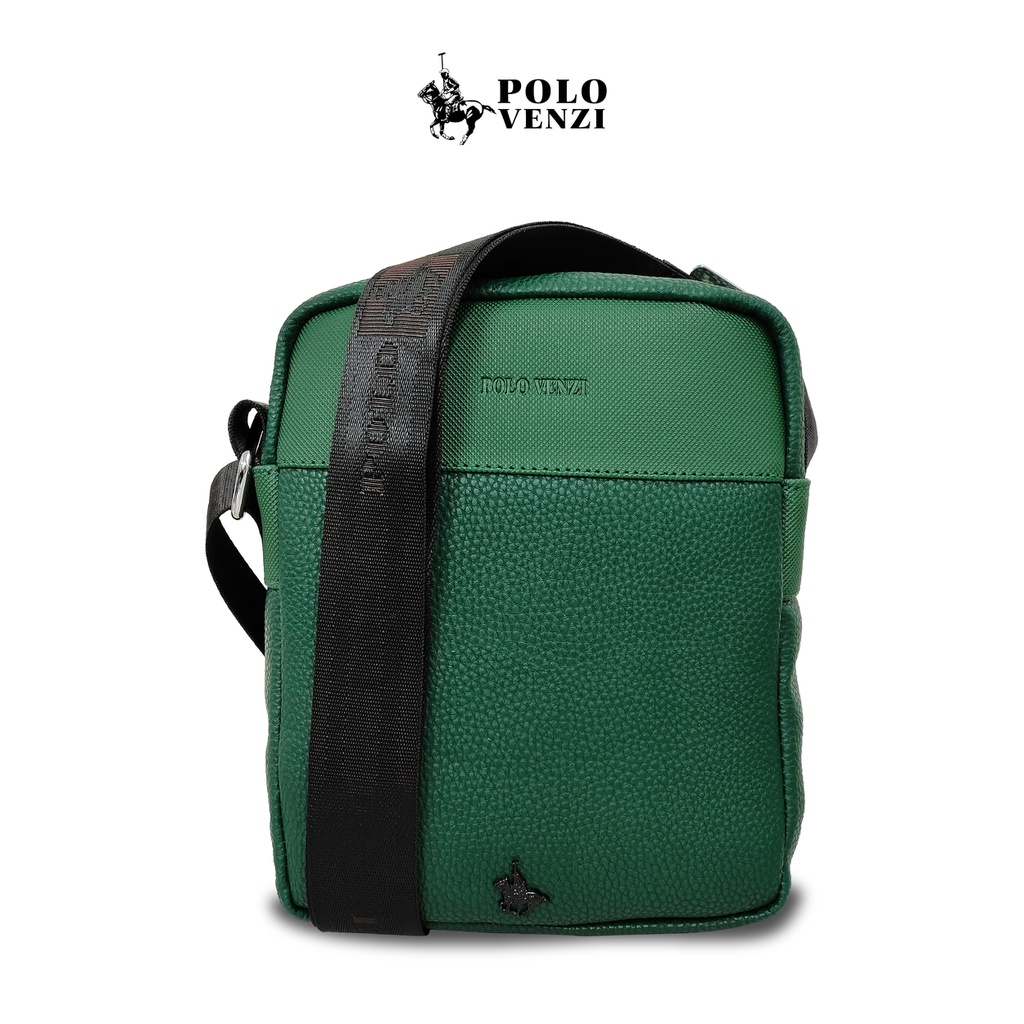 POLO VENZI Men PU Leather Crossbody Sling Bag (PSL490225) Shopee