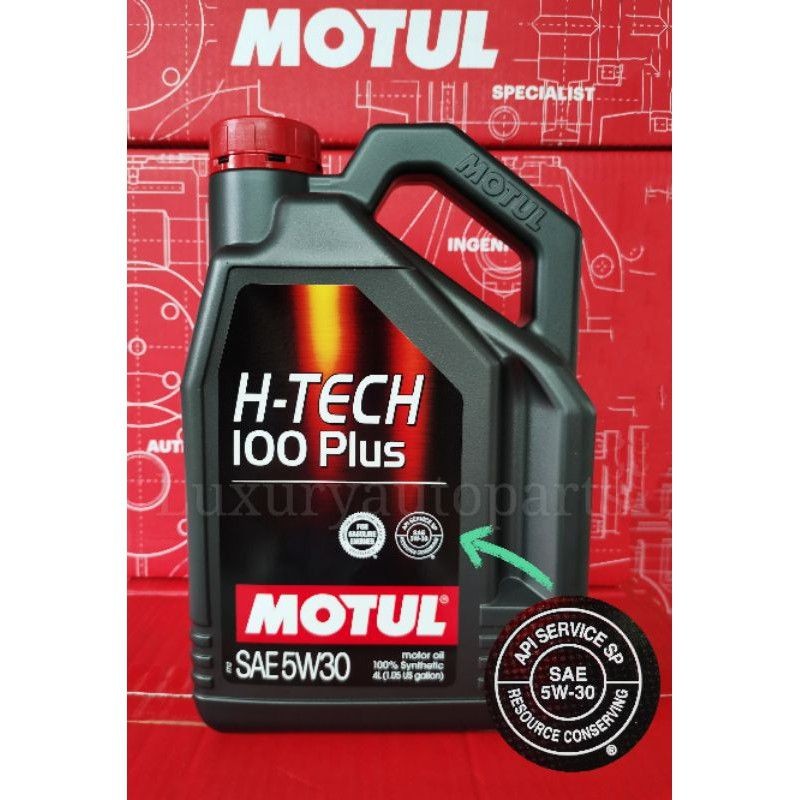 Motul H-tech 100 Plus SAE 5W30 Fully Synthetic Engine Oil (4L)