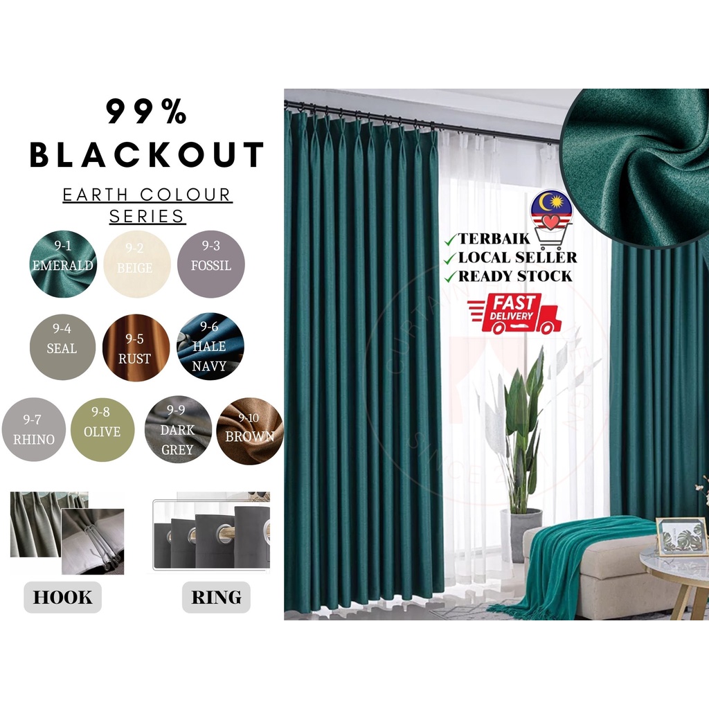 IP CURTAIN 99% Blackout High Quality Curtain, Bedroom Simple Window for ...