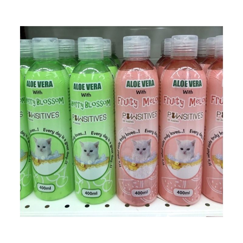 Ready stock 400ML CAT SHAMPOO With aloe vera Syampu Kucing Aloe Vera Mandian Kucing Pet Cat Shampoo Sabun kucing Shopee Malaysia