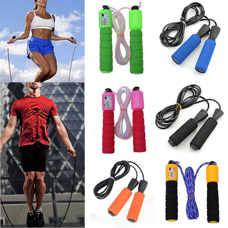 (Ready Stock) Steel Wire Speed Skipping Jump Rope Adjustable Crossfit Fitnesss Shopee Malaysia