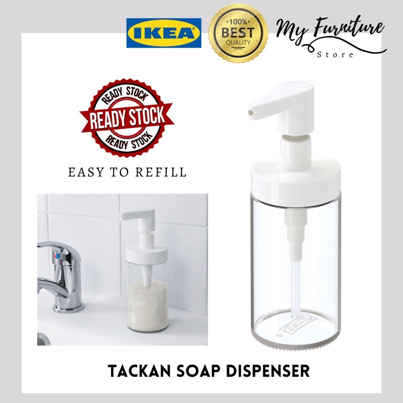 TACKAN Soap dispenser, white - IKEA