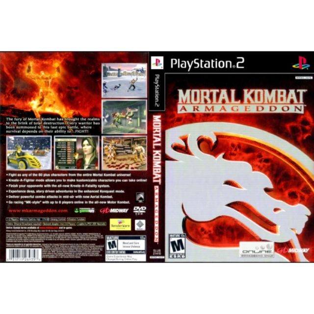 PS2 GAME COLLECTION (Mortal Kombat: Armageddon) | Shopee Malaysia