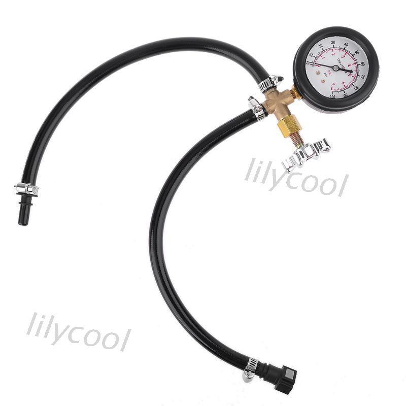 Quick Connected Fuel Injection Pump Pressure Gauge Tester w Valve 0100PSI 7BAR Shopee Malaysia