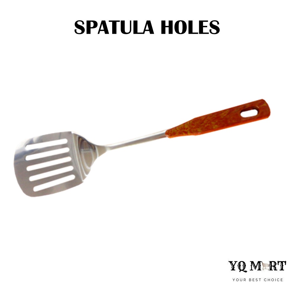 Stainless Steel Kitchen Utensil/ Spatula Holes/Sudip Lubang Shopee