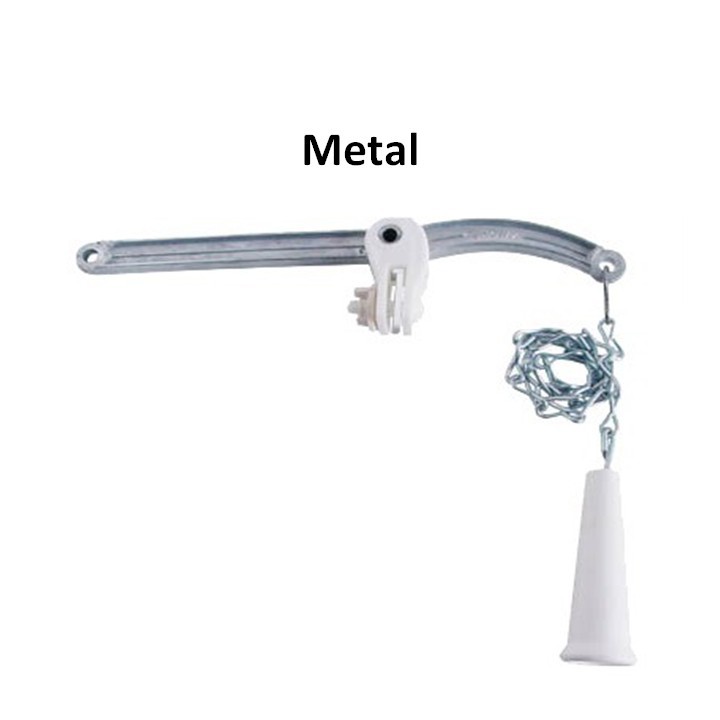 [ 1 UNIT ] TECHPLAS High Level Cistern Toilet Flush Handle with Nylon ...