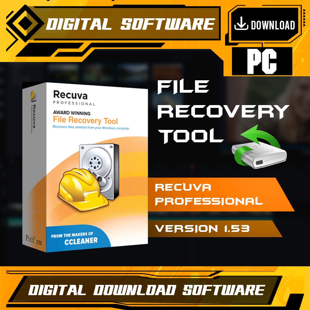 [PC Digital] Recuva Professional File Recovery Tool V1.53 2021 Recover Deleted Files DOWNLOAD