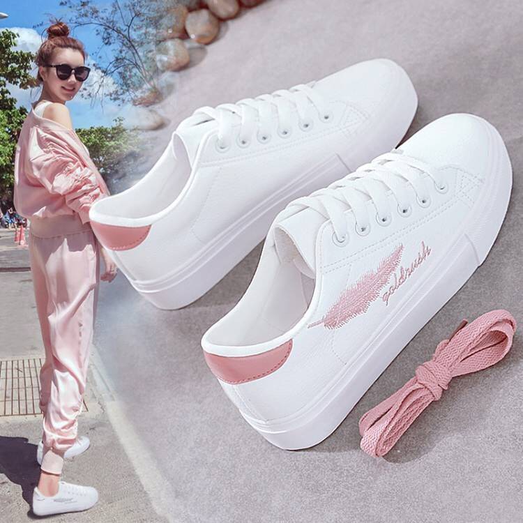 2020 spring and summer white shoes female Korean casual student