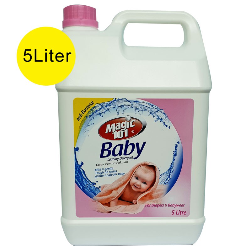 Magic101 Antibacterial Baby Laundry Detergent 5L Cecair Pencuci Baju