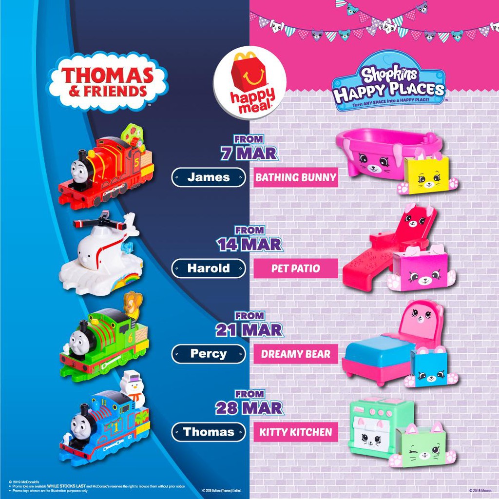 Shopkins store toys mcdonalds