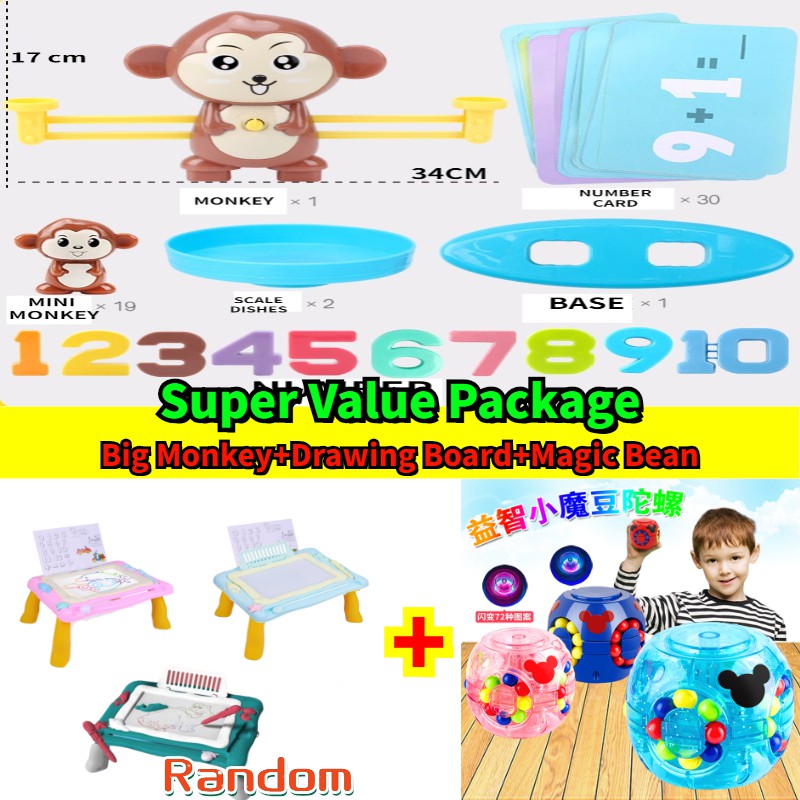 Toy Kids Game Monkey Math Balancing Scale Number Balance Games