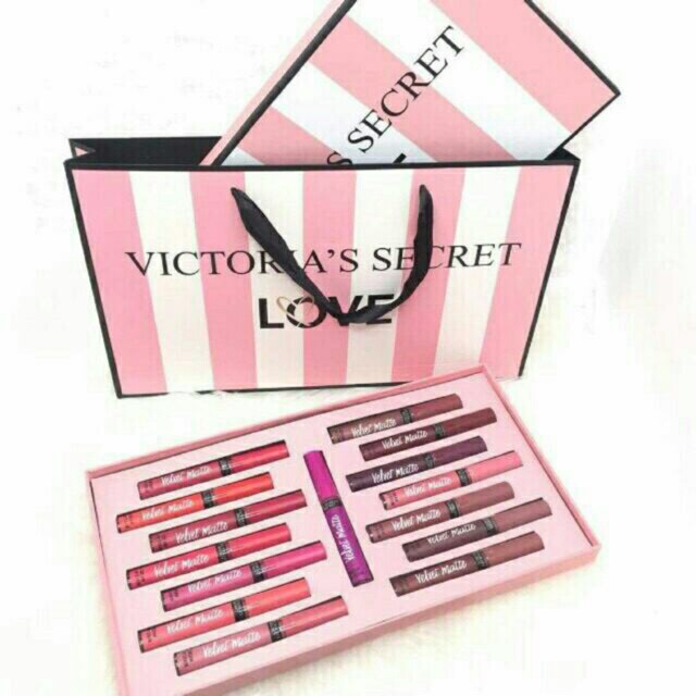 VICTORIA SECRET LOVE LIPMATTE 1BOX FREE PAPERBAG!! Shopee Malaysia