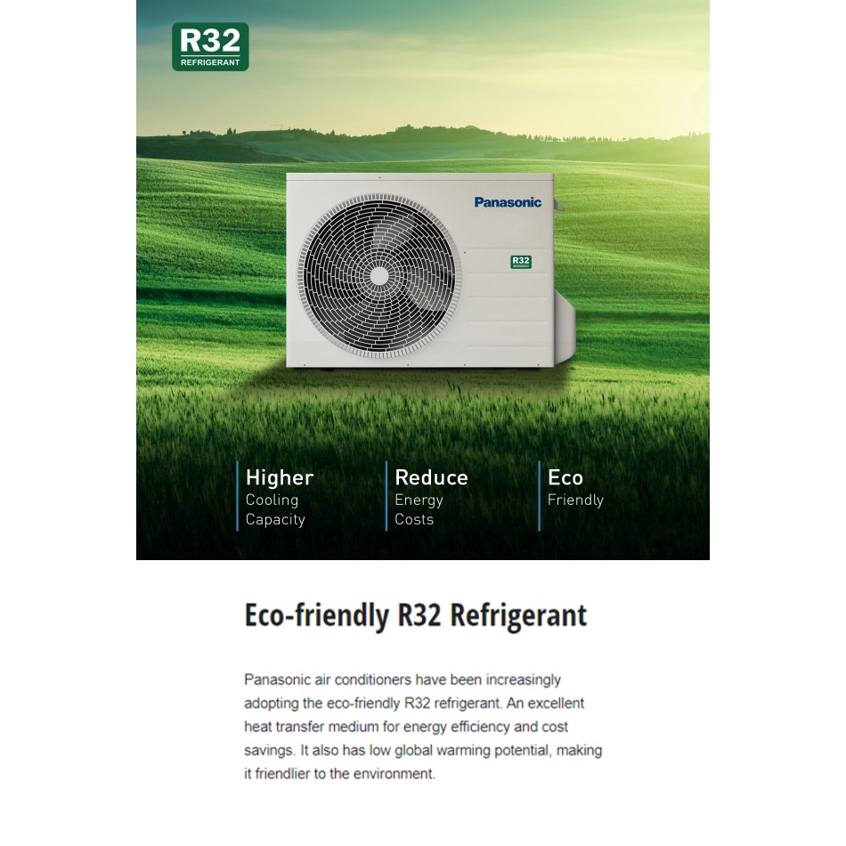 Panasonic Standard Non-Inverter R32 Air Conditioner | CS-PN18XKH CS ...
