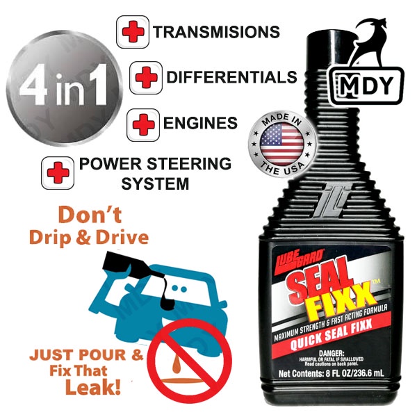 Lubegard LGFIXX SEAL FIXX MultiPurpose Stop Leak, 8 fl. oz 236ml (ATP