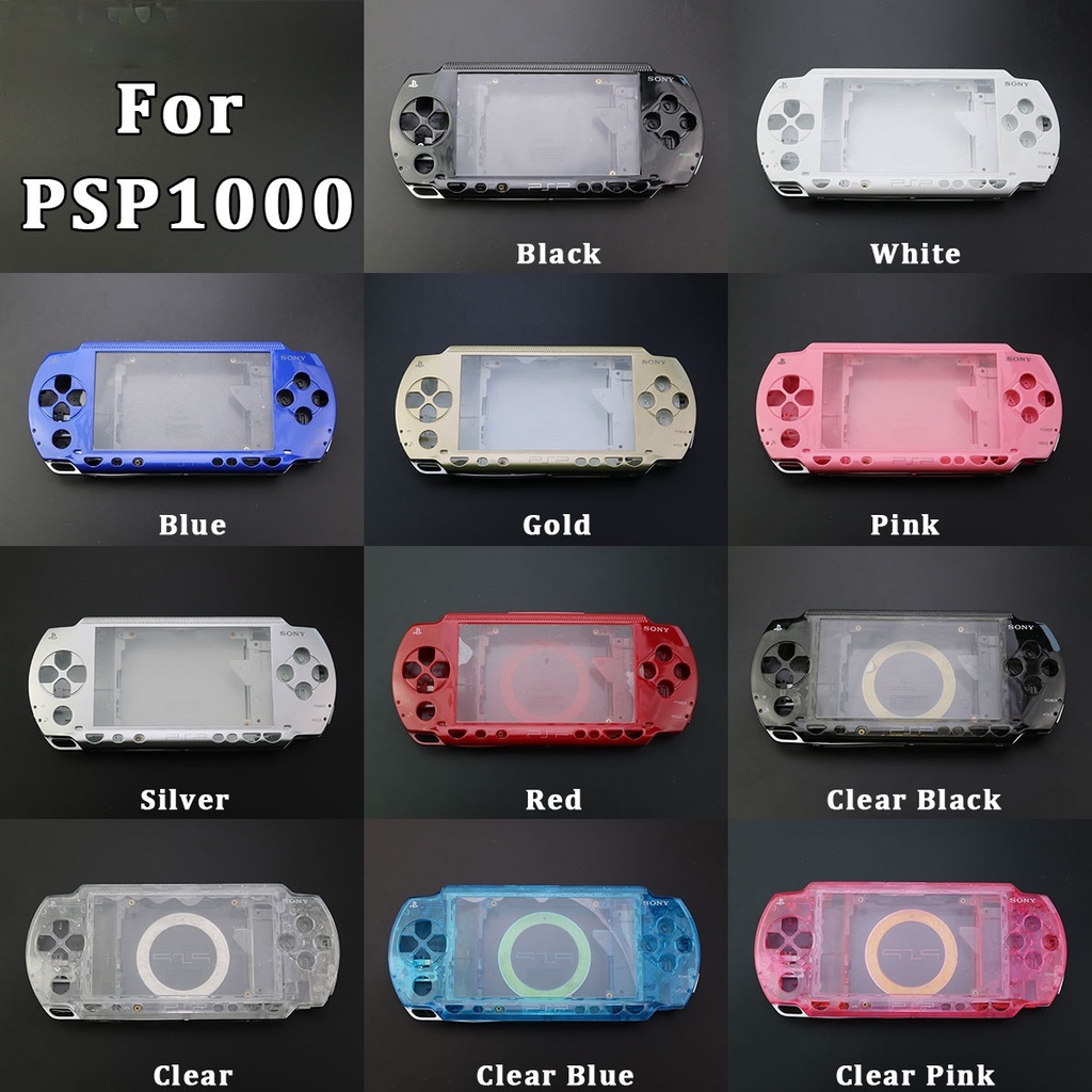 Full Housing Shell Cover Case With Button Case Shell Housing Cover for Sony PSP 1000 With
