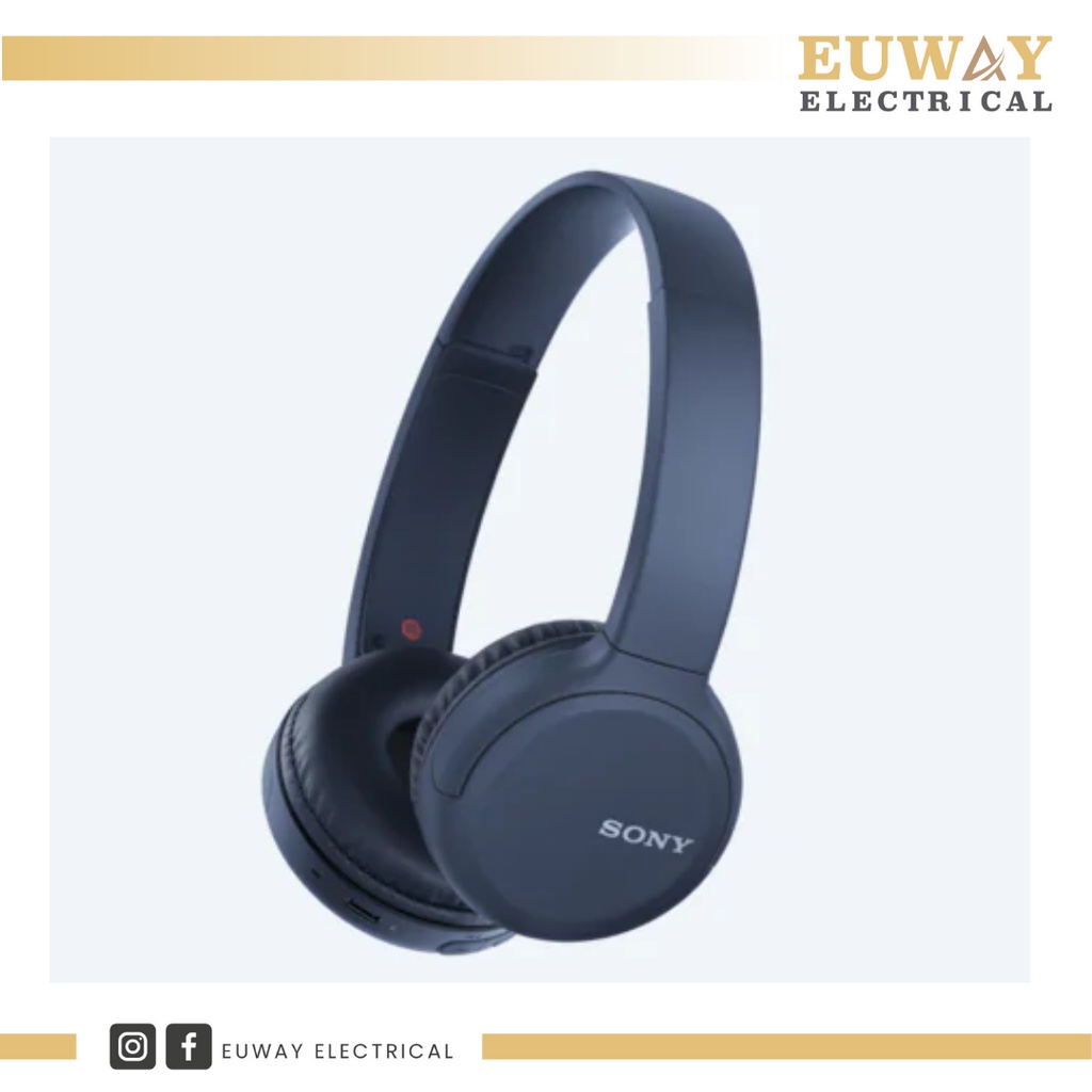 SONY WIRELESS HEADPHONE WH CH510 BLUE Shopee Malaysia